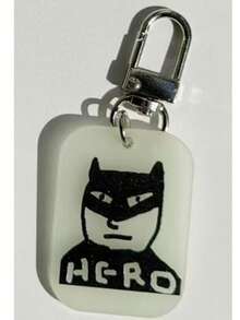 亚克力钥匙扣吊坠，夜光设计，艺术风格，送朋友的礼物 - 彩色 - 查看 12