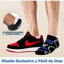 6 Pares Calcetines Deportivos Hombre, Tines Cortos Hombre Algodn, Calcetines Transpirables Cmodos para Correr, Calcetines Cortos con Refuerzo de Algodn para Proteccin de Tobillo y Durabilidad - 13-15 Amplio - Ver 2