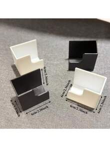 2pcs Wall-Mounted Weight Scale Storage Rack - Seamless Adhesive, No Drilling Installation | Durable Plastic Material, Space-Saving, Bathroom Storage Rack | Compatible With Body Fat Scale/Fitness Equipment/Digital Scale | Stylish Compact Design, Suitable For Bathroom/Home Gym/Laundry Room | Strong Adhesive Storage Rack - Stores Weight Scale And Fitness Accessories | Tool-Free, Easy Installation - Essential For Small Space Home Organization