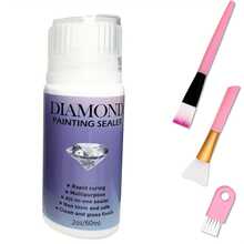 Diamond Painting Sealant - 3D Diamond Art Glue, Fast Curing, Multi-Purpose Sealant, & , Glossy Surface Finish, 60ml/120ml/200ml, Permanent Fixation & Sparkling Effect, 5D Diamond Painting Kits, Handicraft Supplies | Glossy Finish | Smooth Texture, Diamond Painting Accessories - Multicolor - View 8