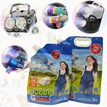 Extra Large Capacity Bubble Solution Concentrate - Concentrated Formula For Maximum Bubble Production, Durable And Portable For Outdoor Bubble Guns, Machines, Games, Parties, Suitable For Children 3 Years And Older - Multicolor - View 8