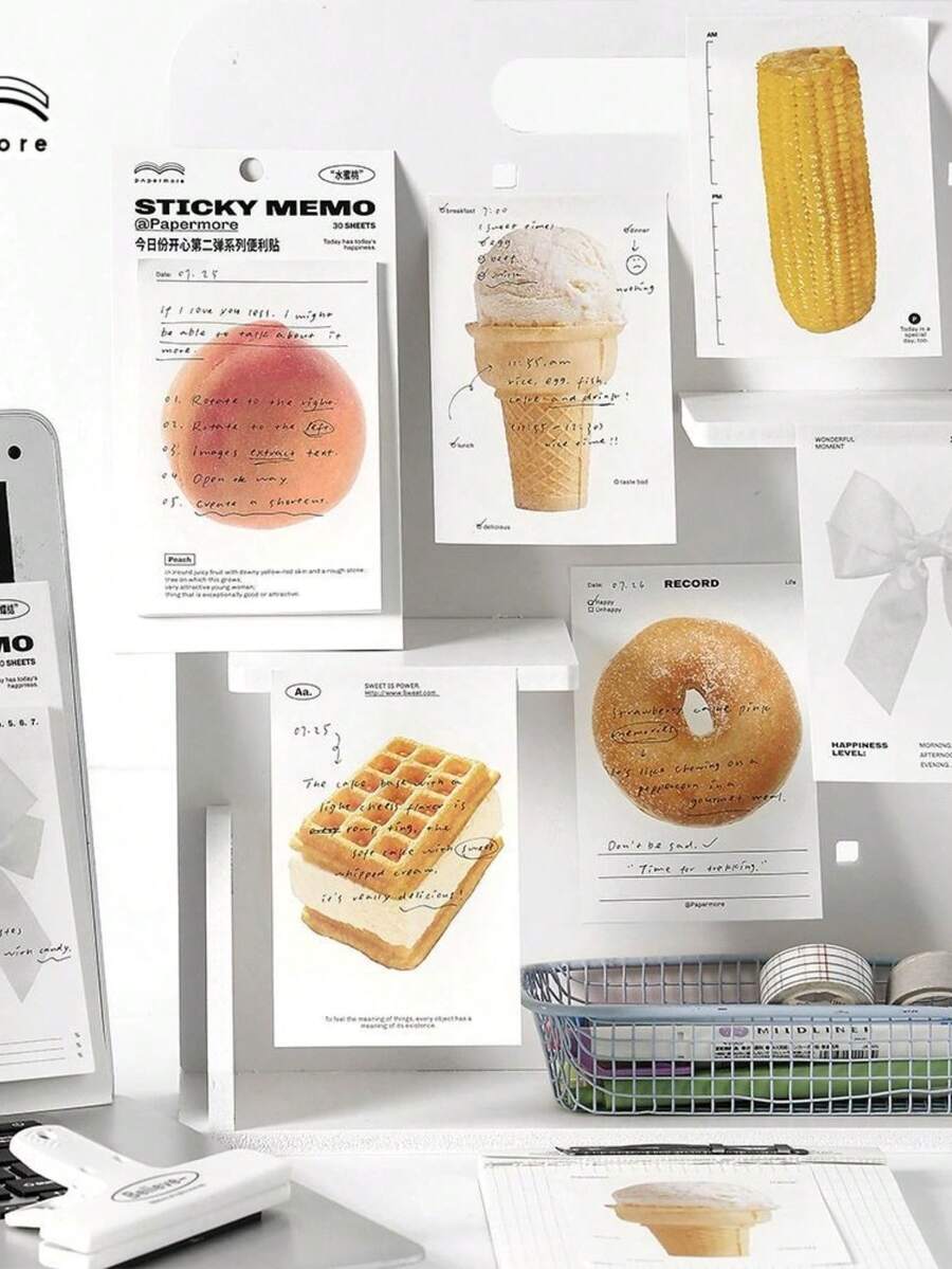 Cute Today's Happy Second Round Of Sticky Notes, Student Notes, Sticky Notes, Comments, N Posts, Learning - Multicolor - View 1