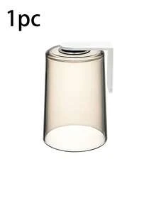 Magnetic Inverted Mouthwash Cup, No Drilling Installation, Wall-Mounted Toothbrush Cup Storage Rack, Transparent Minimalist Toothbrush Cup, Household Rinse Cup, Hanging Toothbrush Cup, Space-Saving, Hygienic Storage Rack, Suitable For Sink, Washbasin, Dormitory, RV Bathroom, Essential Home Decor For Men And Women