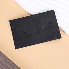 10pcs/Pack Retro High-End Genuine Leather Mini Membership Envelopes