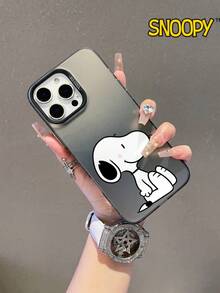 SNOOPY A Cartoon Animation  Dynamic Color Silver Shell Shockproof Tpu Material Phone Case Can Be Given As A Holiday Gift. It Is Applicable To Iphones. The New Model Is Suitable For IPhone13/14/15/16/17Pro Max Phone Cases - Nhiều màu - Xem 1