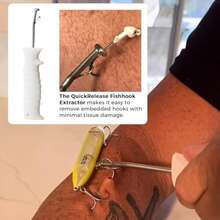 不锈钢深喉钩取出器，便携式多功能钩子取出器，渔具配件 - 彩色 - 查看 10