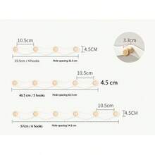 Aluminum Alloy Wall Mounted Hooks, Multi-Function Bathroom Towel Rack, Entryway Storage Organizer - Multicolor - View 4