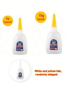Finego 15g/30g/40g Keo siêu dính mạnh 502, Keo siêu tức thời đa năng, Keo dán giày, Keo siêu dính 502 Cyanoacrylate tức thì, Keo dán dầu cường độ cao hàn, Nhanh khô, Keo sửa chữa cho gốm sứ, sứ, kim loại, nhựa, gỗ - Trong suốt - Xem 20
