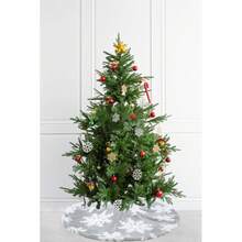 Árboles de Navidad Árboles de Navidad artificiales Árboles de Navidad rojos con frutos mixtos PE Ye Xiao Árbol de Navidad Maibaton Fruta Mini bonsái de Navidad Swingwyq231030 - Verde - Ver 3
