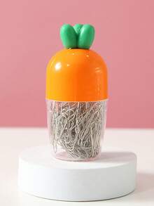 1 Set Creative Carrot Shaped Paperclips, Practical Office Paperclip Set, Minimalist Useful Paperclips - Multicolor - View 9