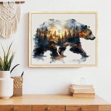 1Pc Paint By Numbers Kit For Adults Beginner, DIY Custom Portrait Pet Dog Animal Family Photo To Canvas Painting, Easy Modern Landscape Floral Art, Oil & Acrylic Paint By Number For Adults No Framed(40*50cm/16*20 Inch), Diamond Painting Kits Full Round Square Drill, Romantic Valentine's Day Anniversary Gift For Her Him - Animal Creativity - View 8