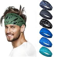 1条新款男士吸汗透气运动头带，跑步健身瑜伽头带，男士度假配件，男士配饰，男士饰品，足球发饰，棒球配饰，男士头带，礼物