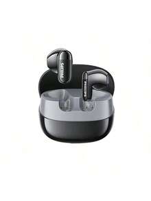 PHILIPS Tai nghe Bluetooth TAT2169: Khử tiếng ồn cuộc gọi bằng micrô kép, sạc nhanh, thời lượng pin dài, mini, thoải mái, nhỏ gọn, thiết kế bán nhét tai, thích hợp cho việc tập thể dục và chơi thể thao, chống nước và chống mồ hôi. - màu đen - Xem 1