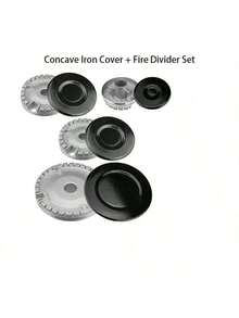 8 piezas/11 piezas Kit de actualización de protector contra el viento de aluminio para estufa - Concentrador de llama de estufa de gas, se adapta a múltiples tamaños de quemadores, aluminio ligero y duradero, mejora el enfoque de la llama, ahorra gas, protege la limpieza de la estufa - Multicolor - Ver 12