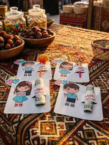 20pcs/Set Eid Mubarak Money Envelopes + Candy Holder Cards, Eid Greeting Cards, Eid Envelopes, Eid Cash Envelopes, Eid Gifts - Multicolor - View 9