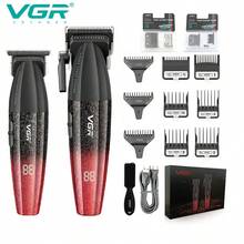 VGR 专业理发器，可调速，9000 转/分钟，精密修剪，理发店专用，金属理发器，男士理发机 V-640 - 彩色 - 查看 13