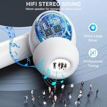 New Original 3rd Wireless Headphone Bluetooth Earbuds With Charging Case And Enhanced Sound Quality - 白色 - 查看 6