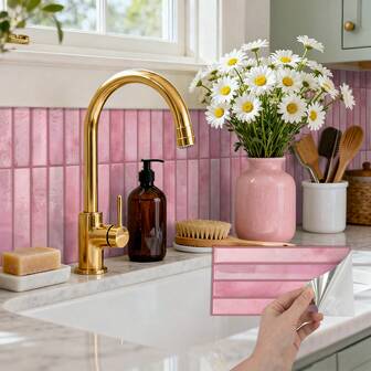 12/24 Sheets Peel And Stick Wallpaper Waterproof Subway 3D Wall Tile Sticker Easy To Install Big Size Wall Sticker For Home Decor,Waterproof Brick Pattern 3D Textured Wall Panels DIY Tiles,Removable Self Adhesive Wall Tile Sticker Kitchen Bathroom Backsplash For Festival Layout