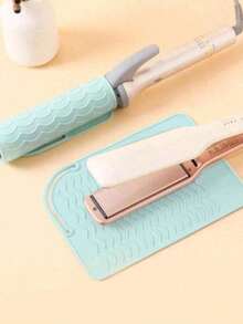 Portable Silicone Heat-Resistant Pad, Straightener, Curling Iron Insulation Pad, Anti Slip And Heat-Resistant Pad, Travel Styling Tool For Travel Dressing Table, Travel Case For Hairdressing Tools - Heat-Resistant Pad, Straightener Pad, And Curling Iron Sleeve Christmas Gifts, Hand Warmers, Gifts For Men, Stocking Stuffers, Hand Warmers Rechargeable - 彩色 - 查看 3