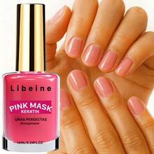 Libeine 透明红色指甲强化啫喱，快速自然干燥，增强瑕疵指甲的光泽，强韧并滋养指甲，令其自然亮泽。 - 紅色 - 查看 1