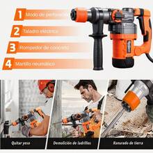 Rotomartillo Cincelador Perforador Sds Industrial 2200w - Tipo de Enchufe A USA (110-127V) - Ver 5