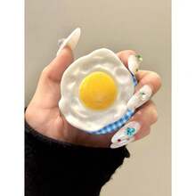 1 Set Dudukan Ponsel Magnetik Berbentuk Telur Goreng & Durian yang Kreatif dan Mendorong Dopamin, Dudukan Meja Serbaguna untuk Menonton Video - MultiWarna - View 9