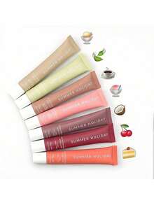 4pcs Lip Butter Balm - Conditioning Lip Mask And Lip Balm For Instant Moisture, Shine And Hydration - Sheer-Tinted, Soothing Lip Care - 彩色 - 查看 4