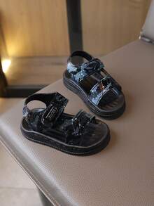 Infant Sandals, Fashion Versatile Rubber Soft Bottom Hook And Loop Outdoor Baby Toddler Sandals - Mint Green - View 5