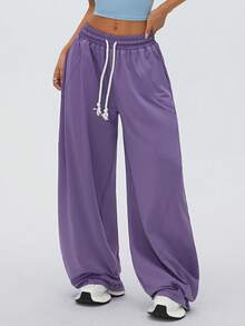 Pantaloni sport casual pentru femei, cu croială lejeră, cu buzunare, versatili pentru activități în aer liber, drumeții, alergare, antrenamente la sală, naveta, potriviți pentru toate anotimpurile