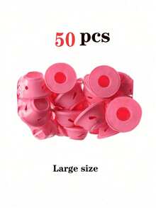 100/50/40/30/20/10/5/1个装卷发器，蘑菇形和钟形，适用于普通发质女性，不伤发，懒人友好型睡眠造型工具，卷发工具，DIY，不伤发质，时尚美发工具 - 彩色 - 查看 26