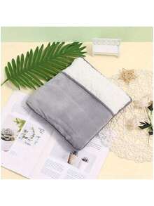 وسادة تدفئة القدم بالطاقة من USB - استخدام كامل للجسم بدون رائحة، سخان قدم محمول للمكتب والمنزل، وسادة تدفئة مريحة وخالية من الروائح، مناسبة للطقس البارد، لا تحتاج إلى بطارية - رمادي - مشاهدة 9