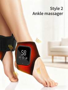 Rechargeable Knee & Shoulder Massager With Heating & Vibration - 5 Heating Levels, 3 Vibration Modes, Adjustable Pressure Fit, USB Charging, Wireless Use - Ideal Gift For Elderly - Multicolor - View 11