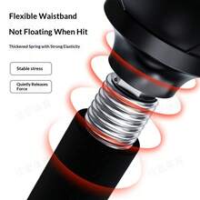 1个便携式黑色拳击反应训练沙袋 - 适合高级拳击手和有志成为拳击手的人士 - 黑色 - 查看 6