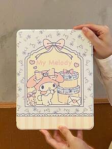 SANRIO 1个可爱兔子图案平板电脑保护套，兼容iPad - 可旋转（横屏/竖屏），防弯折防震，甜美少女风格 - 兼容iPad 5/6/7/8/9/10、iPad Air和iPad Pro（不含iPad） - 彩色 - 查看 3