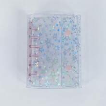 A7 Size Portable Transparent Loose-Leaf Binder, Transparent Sticker Book, Photo Storage Sleeves, Photo Album, Budget Planner, Diary, Notebook, Office Supplies - Decorative Card Holder - View 13