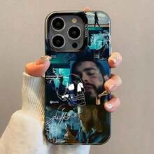 Funda para teléfono King P-Post M-Malone para 17,16,15,14,13,12,11,Pro,Max,Plus, anti-caída, negra mate, parachoques duro - Z2 - Ver 4