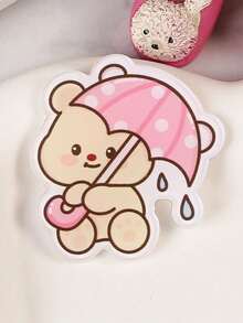 10 st söta tecknade akrylgula björnbroschnålar tillbehör - Multifärgad - Visa 9