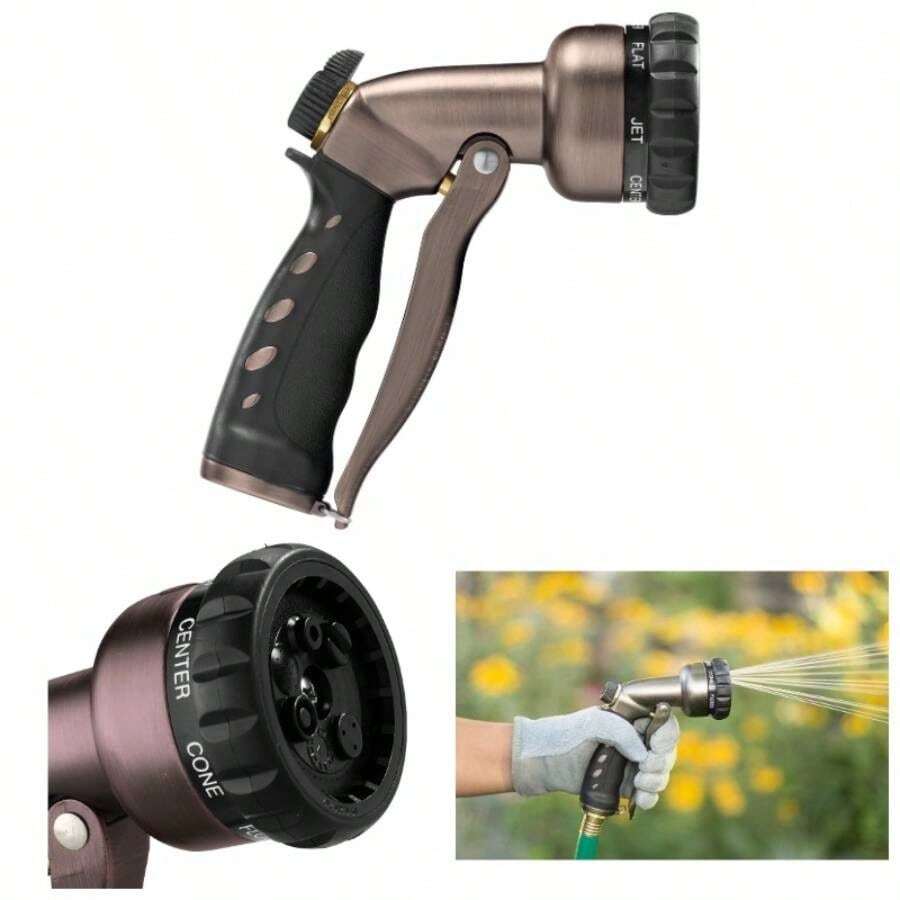 56252 - Boquilla de manguera de torreta para disparador delantero, Boquilla con patrn, Oil Rubbed Bronze - Oil Rubbed Bronze + Boquilla de patrón - Ver 1