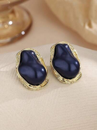 1 par de pendientes con colgante de perla vintage, diseño elegante y encantador adecuado para uso diario, banquetes y fiestas