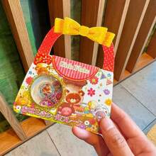 1张随机复古风可爱大理石纹贴纸，闪亮贴纸，可用于手机壳装饰，立体贴纸，可爱3D贴纸，小礼物 - 彩色 - 查看 15