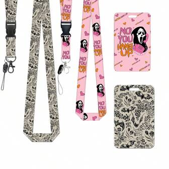 1ชิ้น (สายคล้อง + ที่ใส่บัตร) ที่ใส่ป้ายชื่อ ID ผีน่ารักสีชมพู, ถอดออกได้, ที่ใส่บัตร ID ธุรกิจสำนักงานเรียบง่ายพร้อมลายดอกไม้สีดำ, ตัวป้องกันบัตร ID พยาบาล/ครู, ปลอกใส่บัตร ID ผู้ช่วยทางการแพทย์, การพยาบาล, โรงเรียน, เยาวชน, เจ้าหน้าที่ทางการแพทย์, ผู้ช่วยพยาบาล, นักสังคมสงเคราะห์, อุปกรณ์สำนักงานประจำวันสำหรับอาสาสมัคร, ของขวัญสำนักงานวันพยาบาล