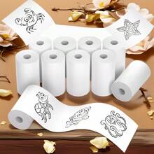 Cuộn giấy in nhiệt nhãn trắng 57*25mm - trắng - Xem 1