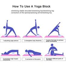 Kit de Accesorios para Pilates Set de 5 Bandas Elsticas Fitness, Goma elasticas Musculacion, Bloque de Yoga, Pequea Pelota de Pilates, Bandas de Resistencia para Yoga, Pilates, Fitness - Morado - Ver 8