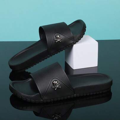 2026 Spring/Summer New Men's House Slippers, Travel Slippers, Beach Sandals, Home Casual Slides, Portable Travel Flip Flops