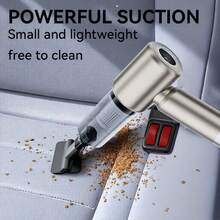 SUITU Aspirador de Pó Portátil Poderoso, Aspirador e Soprador de Vácuo 4 em 1 Leve, Mini Aspirador Recarregável por USB 11,1V 2000mAh Baterias de Íon de Lítio, Limpador para Carro, Casa e Pelos de Animais de Estimação, Equipado com Mangueiras de Limpeza, Presente