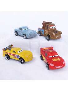 汽车总动员圣诞玩具套装 - 4/6/12 件装，包含 12 个带有特殊圣诞设计的角色人偶。适合作为圣诞派对礼物、蛋糕装饰，以及增添节日气氛。 - 彩色 - 查看 4