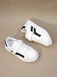 Children's Shoes Spring New Anti-Slip Toddler Girls' Sports Shoes, Casual Boys' Sneakers, Baby Running Shoes, Little White Shoes - Black - View 4