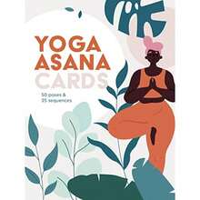 Yoga Asana Cards: 50 poses & 25 sequences (Wellness Practice Cards)(default) - Multicolor - Ver 2