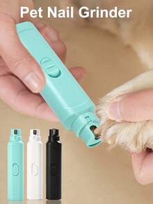 New Pet Nail Polish Remover, Suitable For Small Dogs, Cats, And Animals, Automatic Nail Trimmer, Pet Nail Polish Remover, Humanized Design, Simple And Easy To Operate, Durable, Beautiful Appearance, Simple Operation, Easy To Carry, Low Noise, Battery Powered, Requires 2 AAA Batteries (Not Included), Dog's Belongings, Cat's Essential Item - Multicolor - View 2