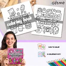 GDTME Liệu pháp giải tỏa căng thẳng: Sách tô màu dành cho người lớn với họa tiết vui nhộn, sách vẽ dễ thương, món quà hoàn hảo cho tiệc Giáng sinh, Halloween và sinh nhật - Tô màu phong cảnh ấm áp, giảm căng thẳng: Thích hợp cho những người bạn thích tô màu và mùa tựu trường (Tô màu không gian ấm áp) - 7,9 inch * 7,9 inch - Xem 3